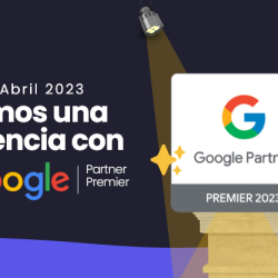 ¡Somos una agencia Google Partner Premier! 